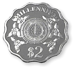 The Cayman Islands Monetary Authority Commemorates the 'Millennium' (Silver)