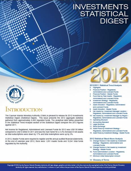 Investments Statistical Digest 2012