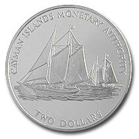 1996-2000,Establishment of Cayman Islands Monetary Authority (Silver)